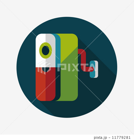 Pencil sharpener flat icon with long shadow,eps10 11779281