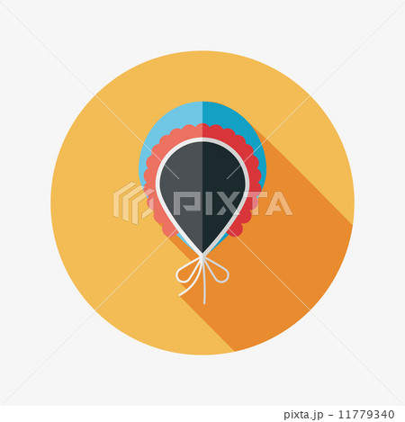 baby scarf flat icon with long shadow,EPS 10 baby scarf flat icon with long shadow,EPS 10 11779340