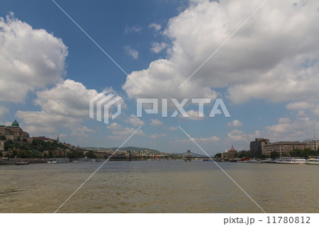 Budapest city panorama with the river Danube 11780812