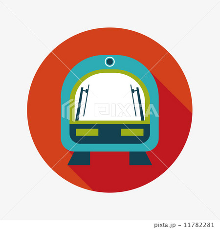 speed train flat icon with long shadow speed train flat icon with long shadow 11782281