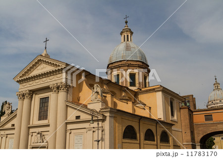 Great church in center of Rome, Italy. Great church in center of Rome, Italy. 11783170