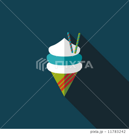 ice cream flat icon with long shadow,eps10 ice cream flat icon with long shadow,eps10 11783242