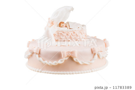 handmande birthday cake shot in a closeup scene 11783389
