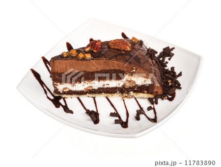 Piece of chocolate cake 11783890