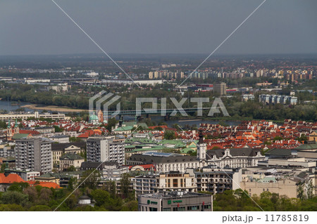 Warsaw skyline with warsaw towers 11785819