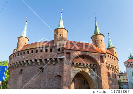 A gate to Krakow - the best preserved barbican in Europe, Poland A gate to Krakow - the best preserved barbican in Europe, Poland 11785867
