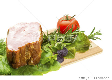 Bacon with vegetables Bacon with vegetables 11786227