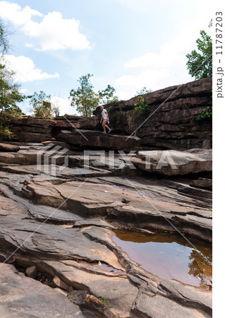 Waterfall in Cambodia 11787203