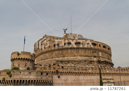 The Mausoleum of Hadrian, usually known as the Castel Sant'Angel The Mausoleum of Hadrian, usually known as the Castel Sant'Angel 11787261