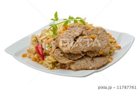Fried rice with pork 11787761