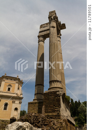 Ruins by Teatro di Marcello, Rome - Italy 11789501