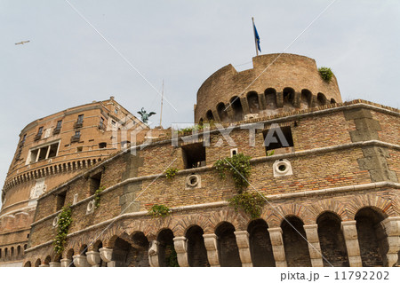 The Mausoleum of Hadrian, usually known as the Castel Sant'Angel The Mausoleum of Hadrian, usually known as the Castel Sant'Angel 11792202