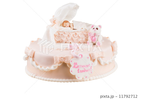 handmande birthday cake shot in a closeup scene 11792712