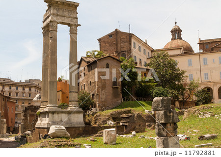 Ruins by Teatro di Marcello, Rome - Italy 11792881
