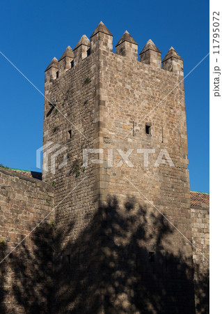 Old Wall and Tower of Barcelona City Old Wall and Tower of Barcelona City 11795072