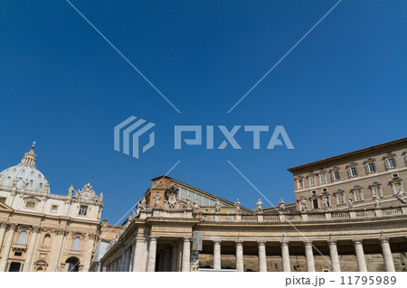 Buildings in Vatican, the Holy See within Rome, Italy. Part of S Buildings in Vatican, the Holy See within Rome, Italy. Part of S 11795989
