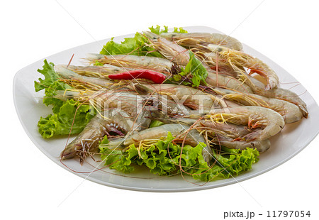 Raw tiger shrimps Raw tiger shrimps 11797054