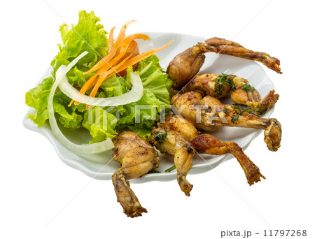 Grilled frog legs 11797268