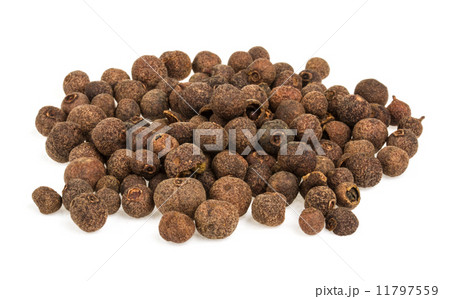 Pile of pepper seeds isolated on white background 11797559