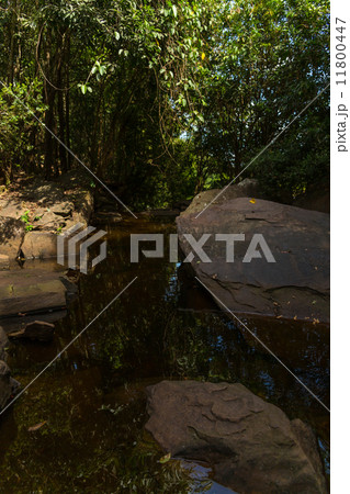 Waterfall in Cambodia 11800447