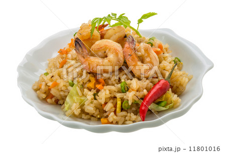 Fried rice with shrimps Fried rice with shrimps 11801016