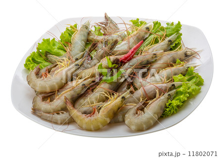 Raw tiger shrimps Raw tiger shrimps 11802071