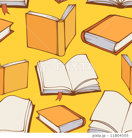 Seamless pattern with hand drawn decorative books 11804505
