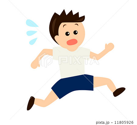 走る少年　ランニング 11805926