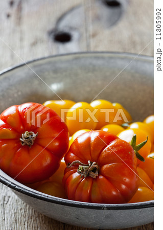 Beef tomatoes in a bowl Beef tomatoes in a bowl 11805992