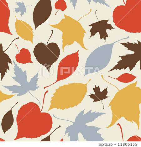 Seamless pattern with falling leaves 11806155
