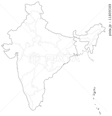 インドの地図