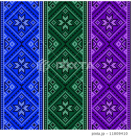 Embroidery.Ukrainian national ornament Embroidery.Ukrainian national ornament 11809410