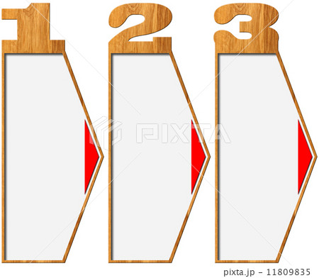 Wooden Banners with Three Options 11809835