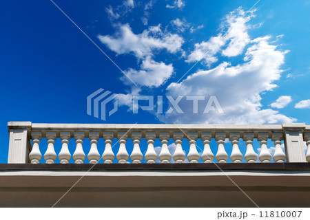 Balustrade Pillars on a Cloudy Sky 11810007