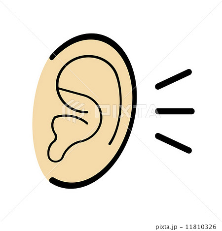 耳のイラスト素材