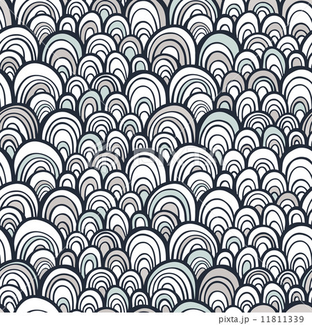 Seamless pattern with doodle ornament Seamless pattern with doodle ornament 11811339