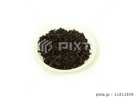 #FFFFFF_小皿に載った紅茶葉 #FFFFFF_小皿に載った紅茶葉 11811856