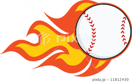 Flaming Baseball 11812430