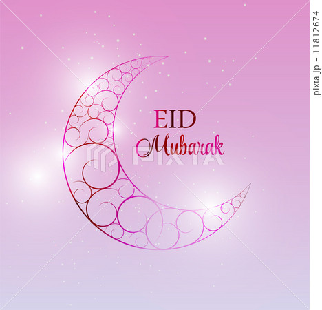 Moon Background for Muslim Community Festival Vector Illustratio 11812674