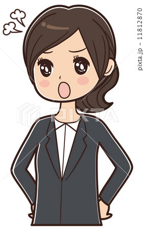 怒る女性 怒る女性 11812870