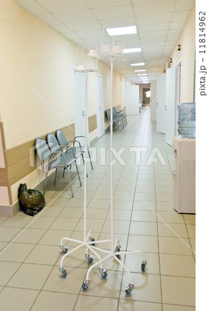 Hospital corridor interior without sicks 11814962