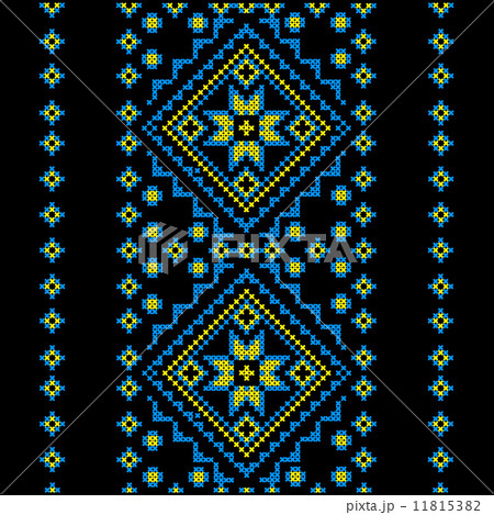 Embroidery. Ukrainian national ornament 11815382