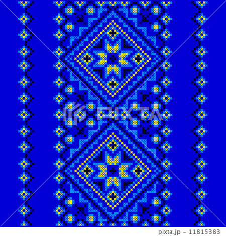 Embroidery. Ukrainian national ornament 11815383