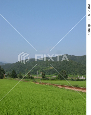 ローカル線・田園風景イメージ(1) ローカル線・田園風景イメージ(1) 11817368