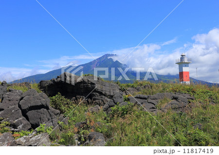 利尻島・沓形岬公園から利尻富士 利尻島・沓形岬公園から利尻富士 11817419