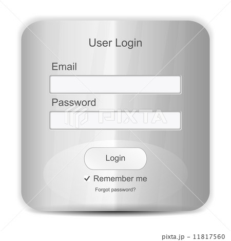 Web elements. Register and login web window Web elements. Register and login web window 11817560