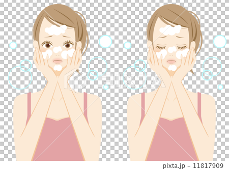 Face care face women troubled during face washing Face care face women troubled during face washing 11817909