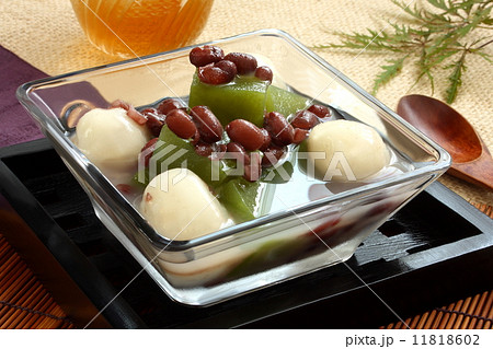 抹茶寒天　白玉　和菓子　お茶 11818602