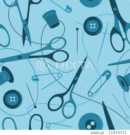 Sewing seamless pattern Sewing seamless pattern 11819721