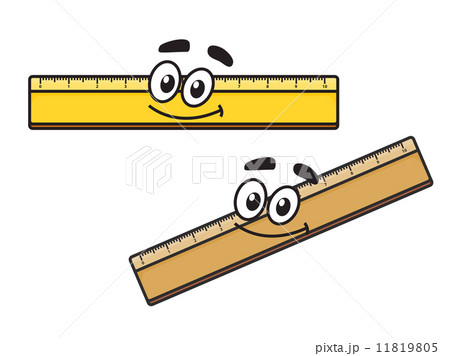 Cartoon long school ruler Cartoon long school ruler 11819805